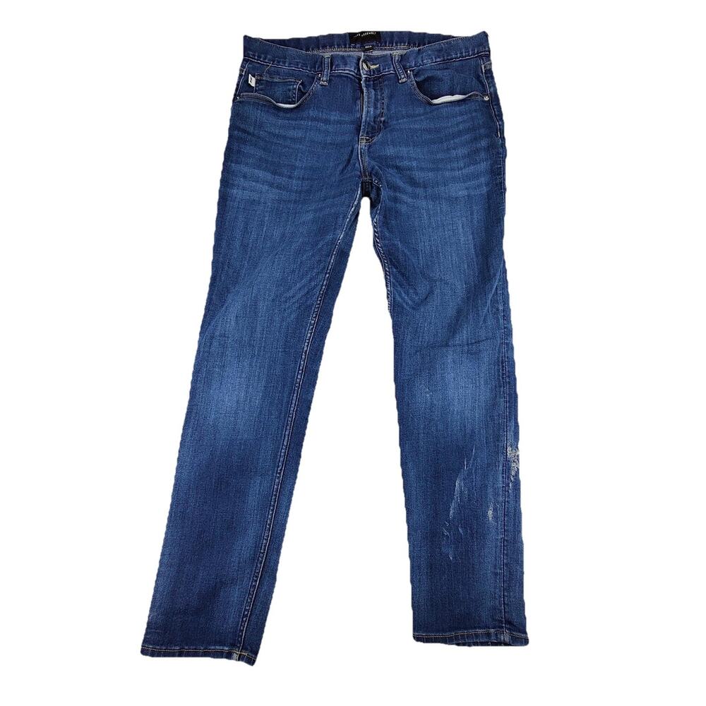 Free Assembly Jeans Mens 36x30 Blue Medium Wash Straight Stretch Denim